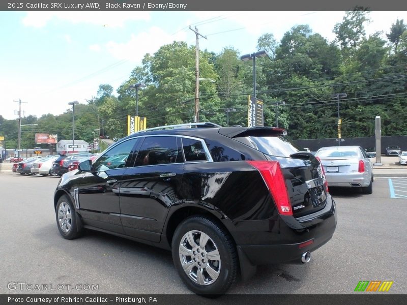 Black Raven / Ebony/Ebony 2015 Cadillac SRX Luxury AWD