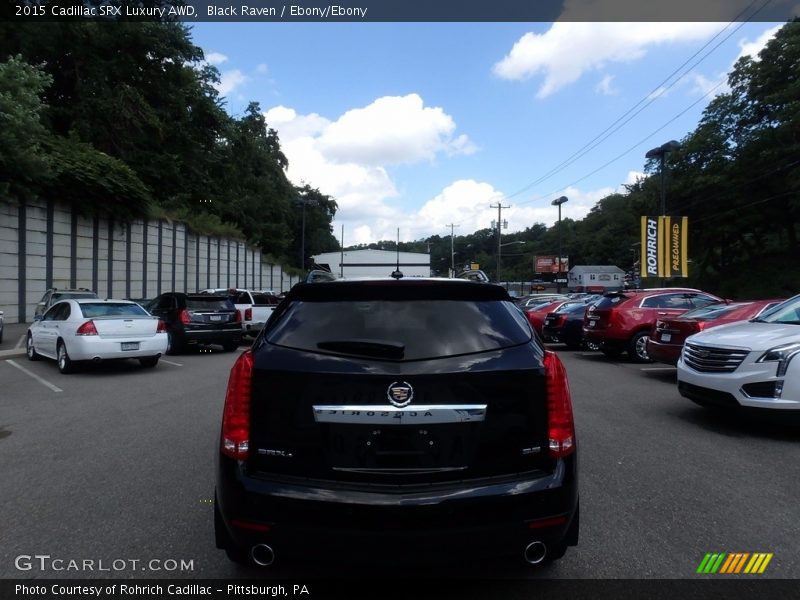Black Raven / Ebony/Ebony 2015 Cadillac SRX Luxury AWD