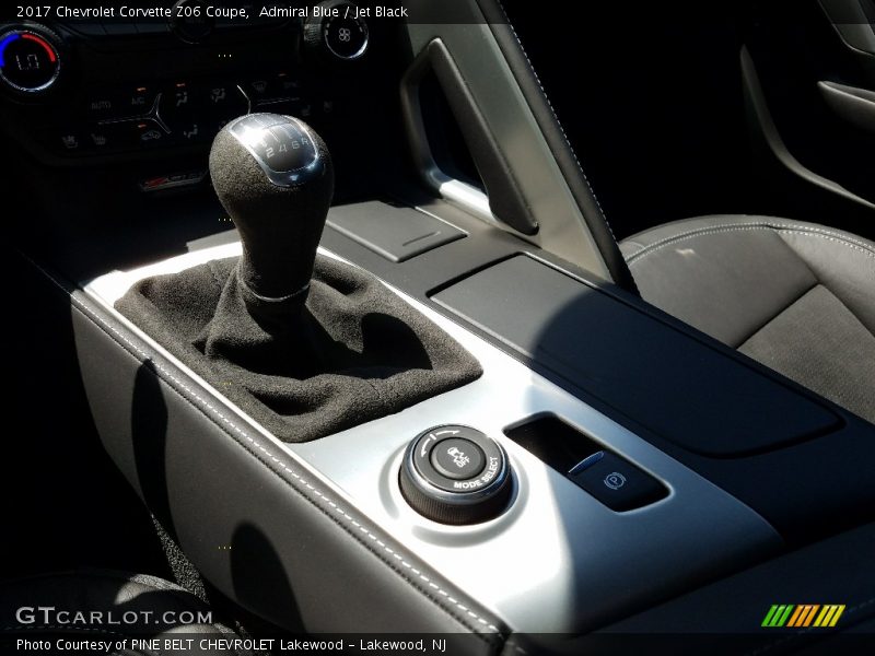 Admiral Blue / Jet Black 2017 Chevrolet Corvette Z06 Coupe