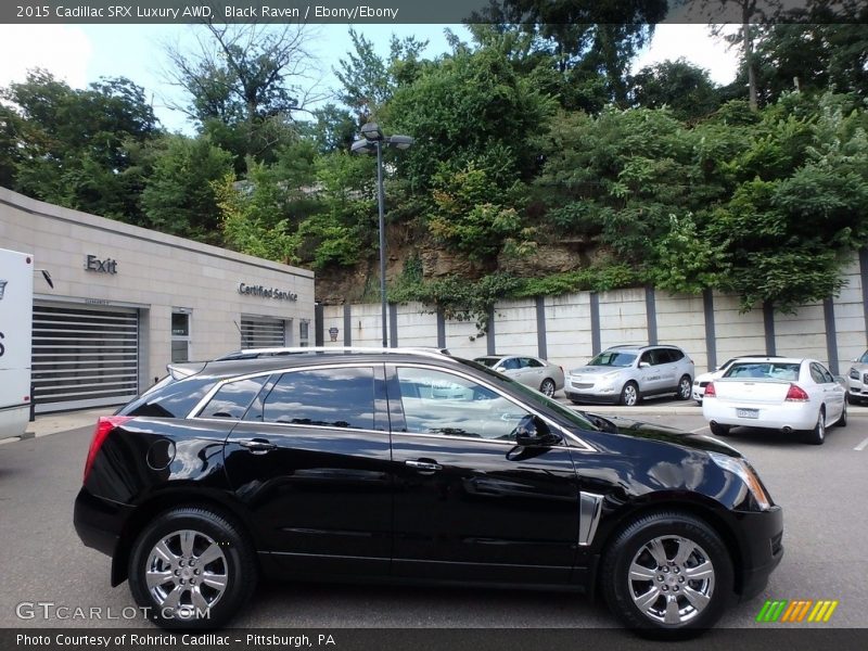Black Raven / Ebony/Ebony 2015 Cadillac SRX Luxury AWD