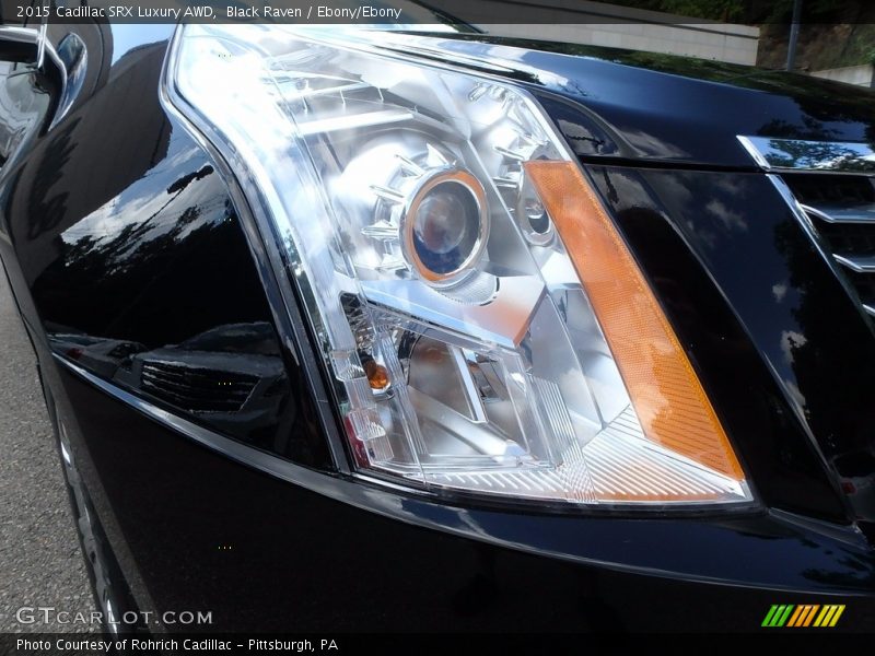 Black Raven / Ebony/Ebony 2015 Cadillac SRX Luxury AWD