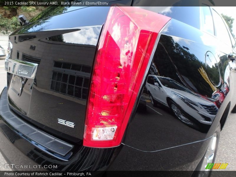 Black Raven / Ebony/Ebony 2015 Cadillac SRX Luxury AWD