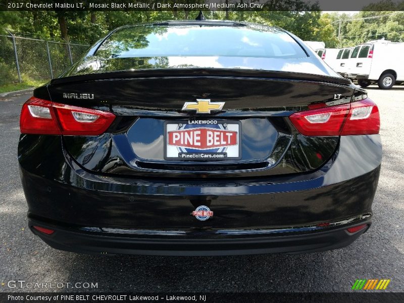 Mosaic Black Metallic / Dark Atmosphere/Medium Ash Gray 2017 Chevrolet Malibu LT