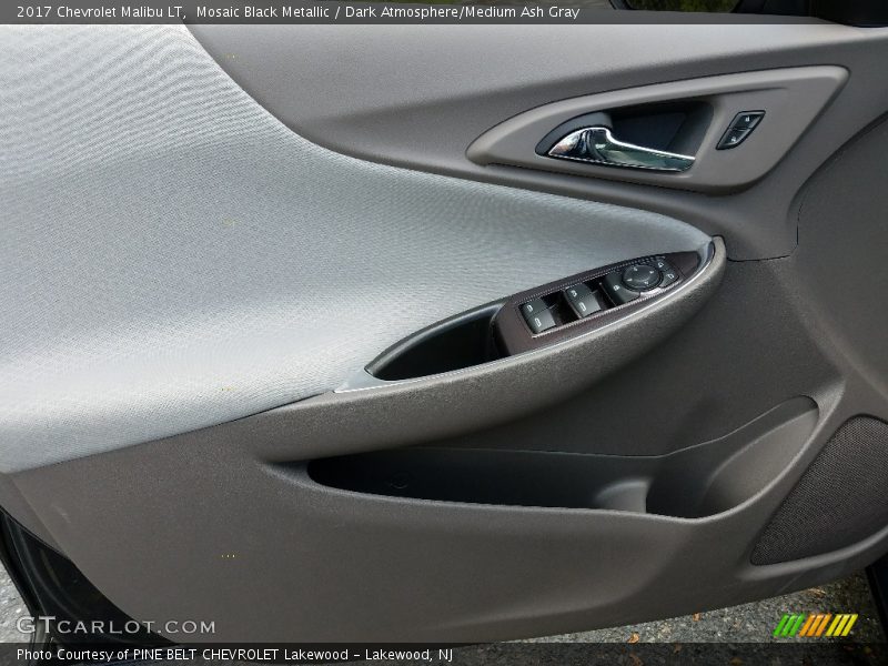 Mosaic Black Metallic / Dark Atmosphere/Medium Ash Gray 2017 Chevrolet Malibu LT