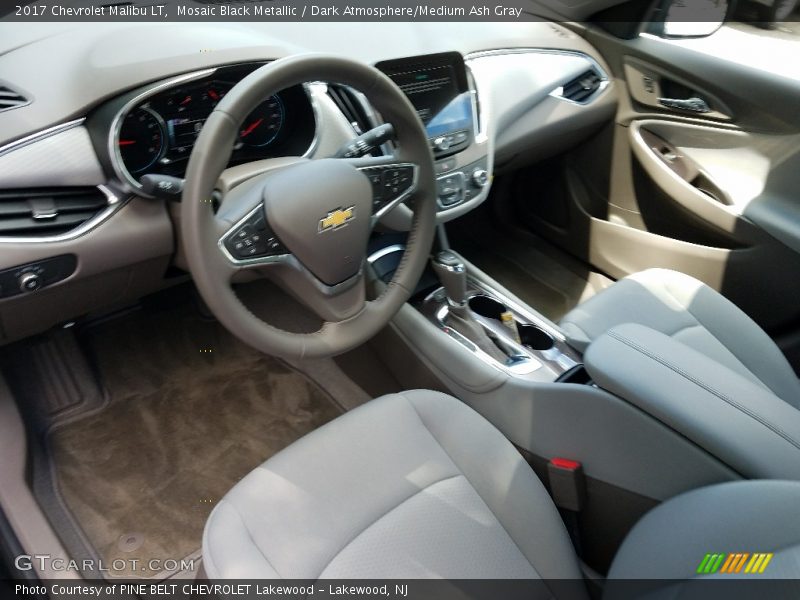 Mosaic Black Metallic / Dark Atmosphere/Medium Ash Gray 2017 Chevrolet Malibu LT