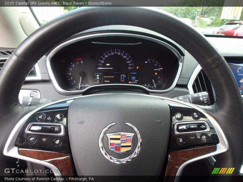 Black Raven / Ebony/Ebony 2015 Cadillac SRX Luxury AWD