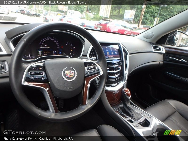 Black Raven / Ebony/Ebony 2015 Cadillac SRX Luxury AWD
