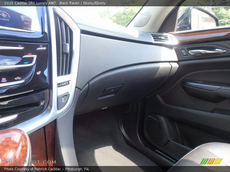 Black Raven / Ebony/Ebony 2015 Cadillac SRX Luxury AWD