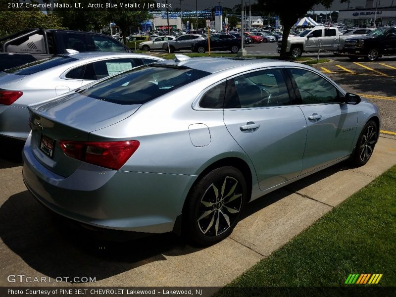 Arctic Blue Metallic / Jet Black 2017 Chevrolet Malibu LT