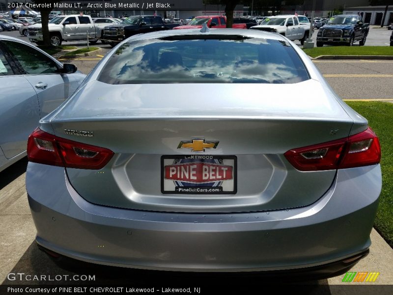 Arctic Blue Metallic / Jet Black 2017 Chevrolet Malibu LT