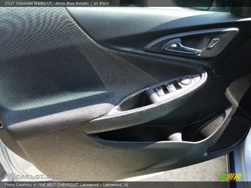 Arctic Blue Metallic / Jet Black 2017 Chevrolet Malibu LT