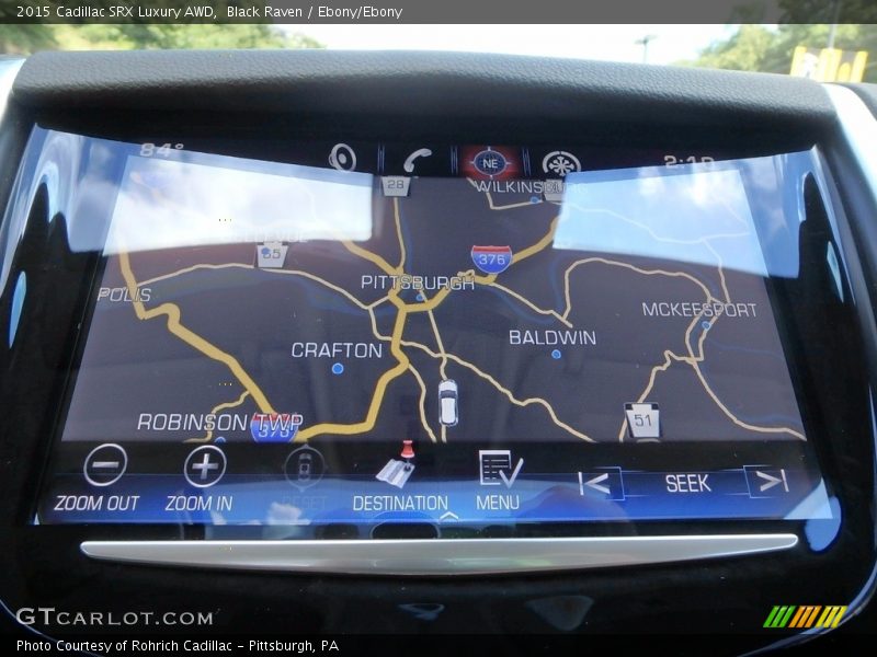 Black Raven / Ebony/Ebony 2015 Cadillac SRX Luxury AWD