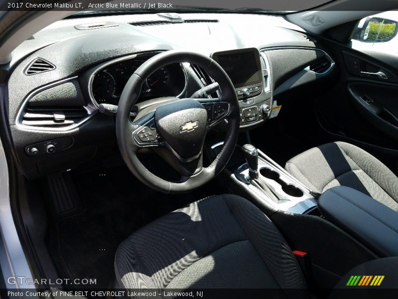 Arctic Blue Metallic / Jet Black 2017 Chevrolet Malibu LT