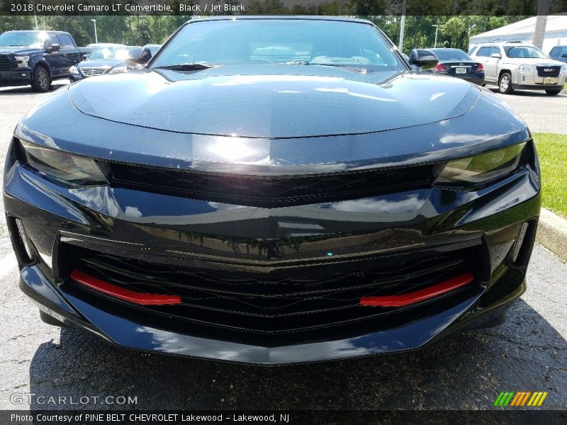 Black / Jet Black 2018 Chevrolet Camaro LT Convertible