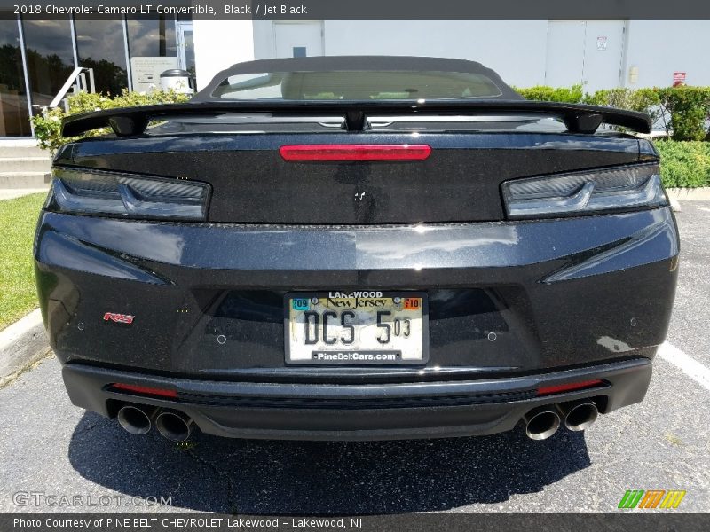 Black / Jet Black 2018 Chevrolet Camaro LT Convertible