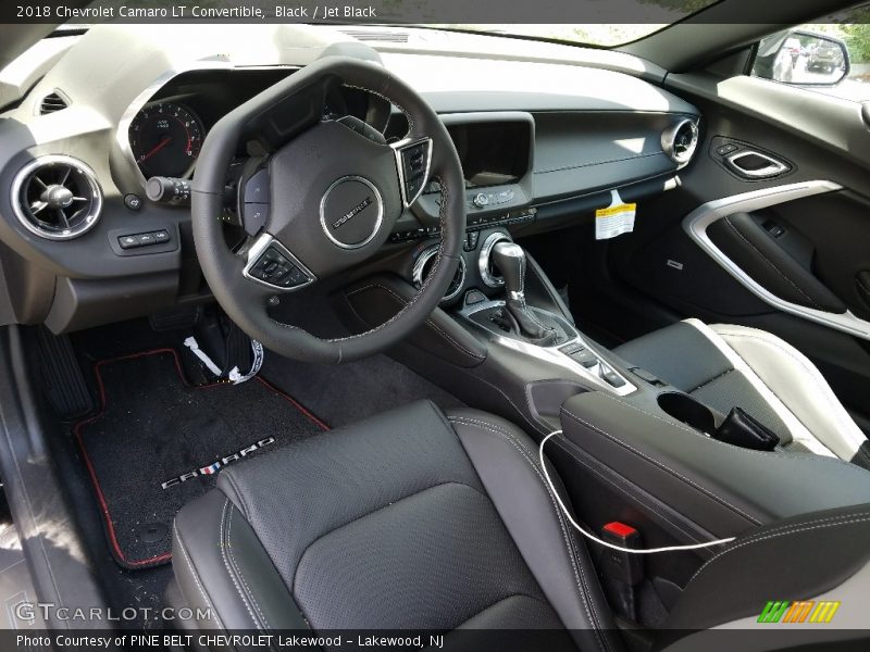  2018 Camaro LT Convertible Jet Black Interior