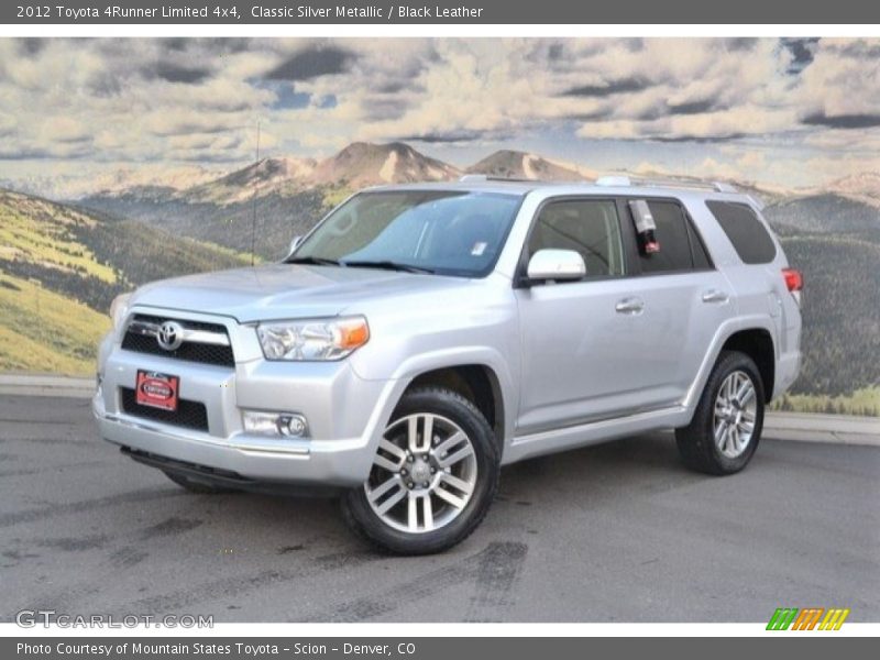 Classic Silver Metallic / Black Leather 2012 Toyota 4Runner Limited 4x4