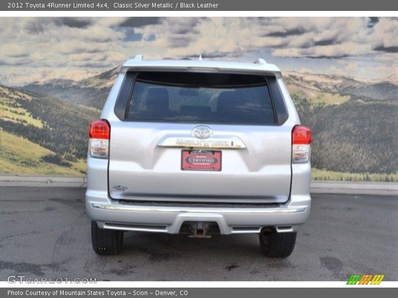 Classic Silver Metallic / Black Leather 2012 Toyota 4Runner Limited 4x4