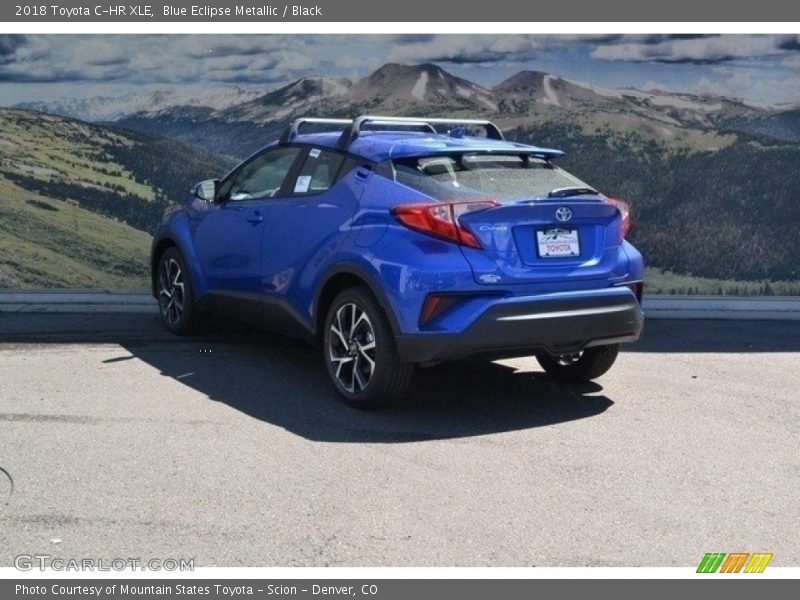 Blue Eclipse Metallic / Black 2018 Toyota C-HR XLE