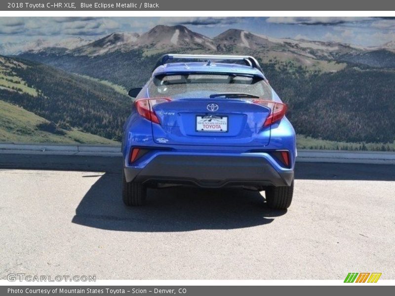 Blue Eclipse Metallic / Black 2018 Toyota C-HR XLE