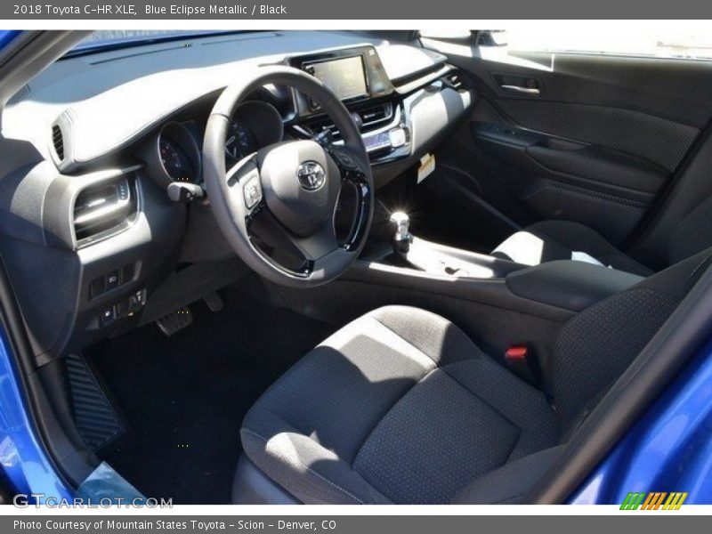 Blue Eclipse Metallic / Black 2018 Toyota C-HR XLE