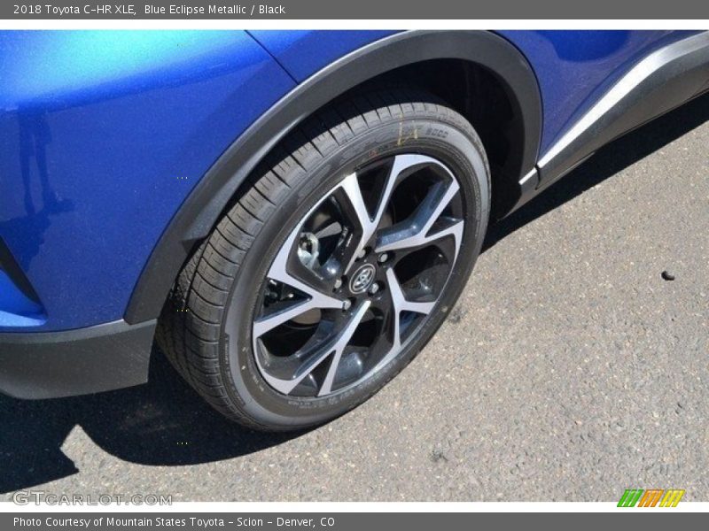 Blue Eclipse Metallic / Black 2018 Toyota C-HR XLE