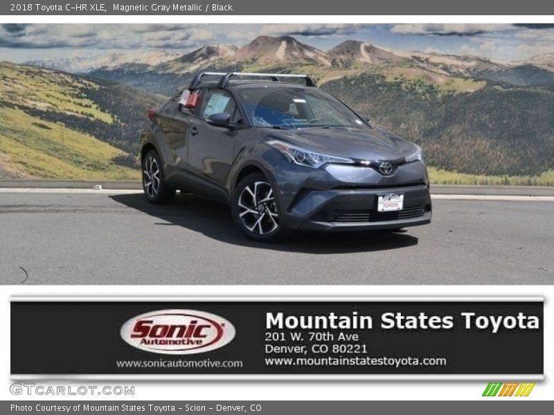 Magnetic Gray Metallic / Black 2018 Toyota C-HR XLE