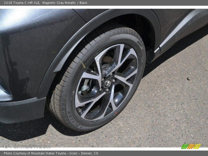 Magnetic Gray Metallic / Black 2018 Toyota C-HR XLE