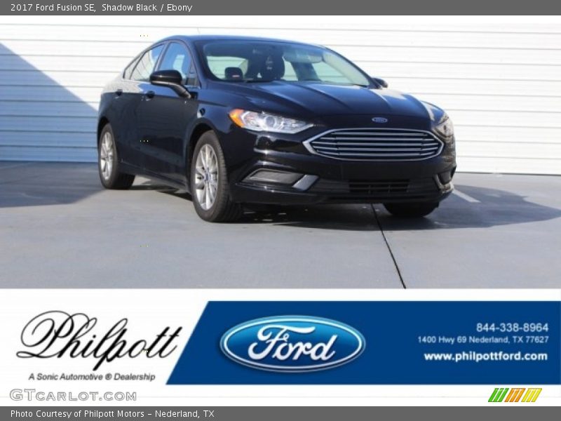 Shadow Black / Ebony 2017 Ford Fusion SE