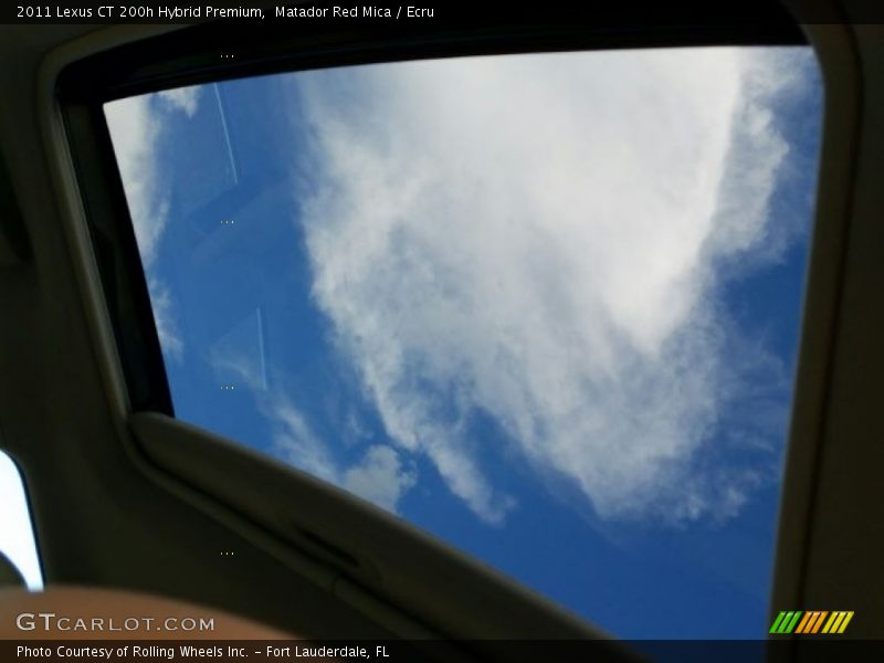Matador Red Mica / Ecru 2011 Lexus CT 200h Hybrid Premium