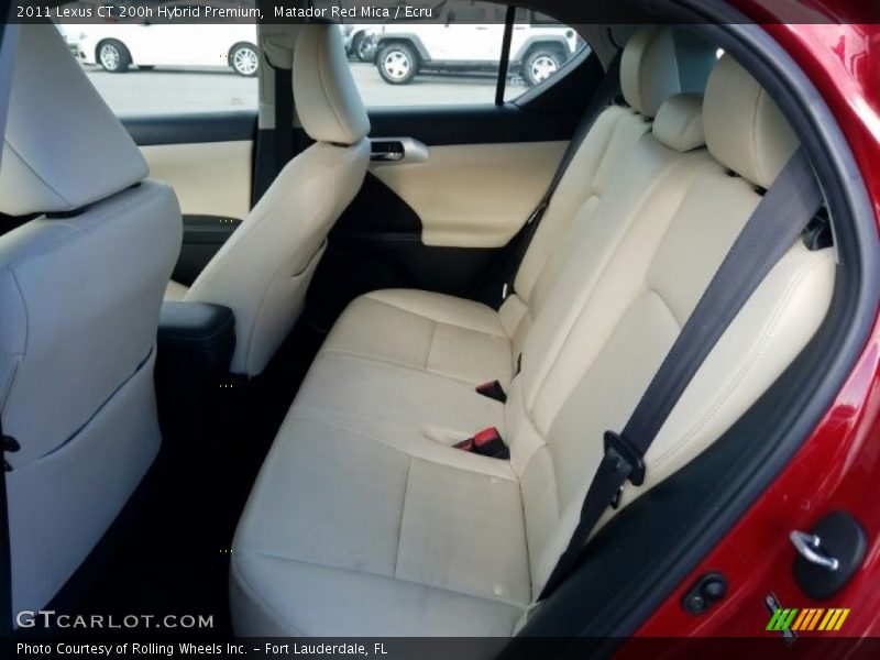 Matador Red Mica / Ecru 2011 Lexus CT 200h Hybrid Premium