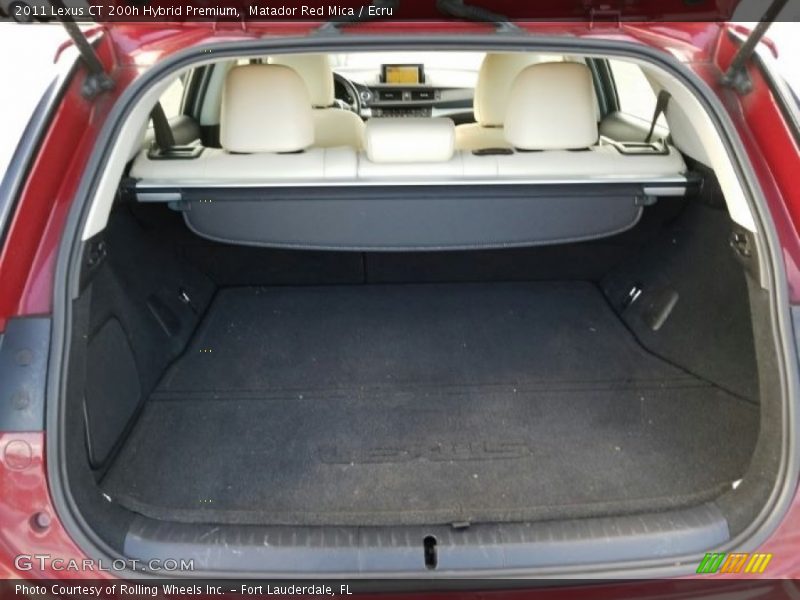 Matador Red Mica / Ecru 2011 Lexus CT 200h Hybrid Premium