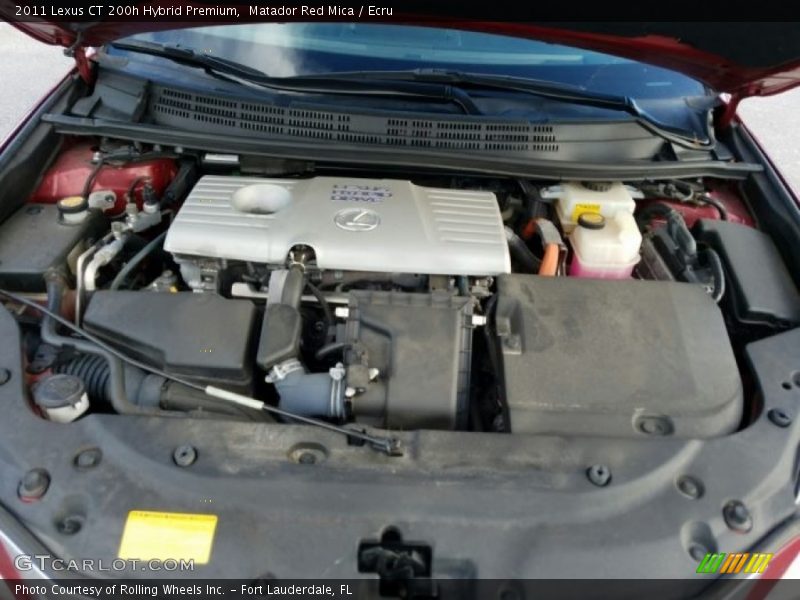 Matador Red Mica / Ecru 2011 Lexus CT 200h Hybrid Premium