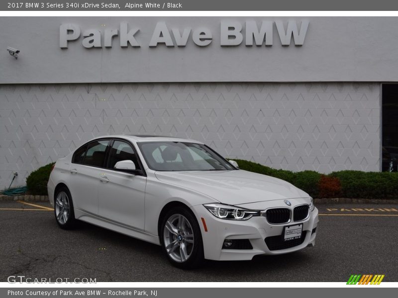 Alpine White / Black 2017 BMW 3 Series 340i xDrive Sedan