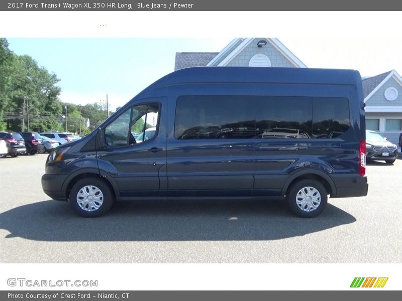 Blue Jeans / Pewter 2017 Ford Transit Wagon XL 350 HR Long