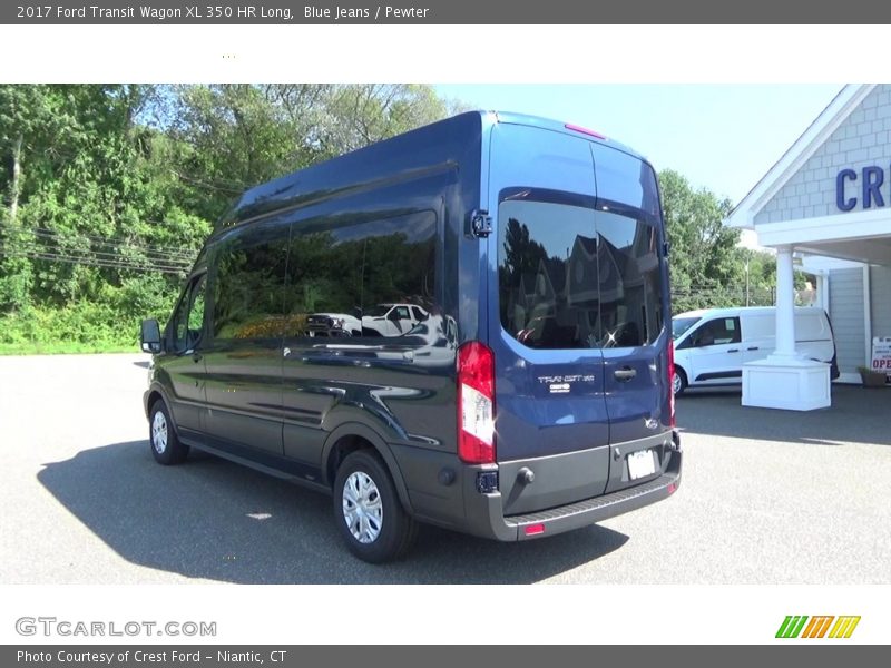 Blue Jeans / Pewter 2017 Ford Transit Wagon XL 350 HR Long