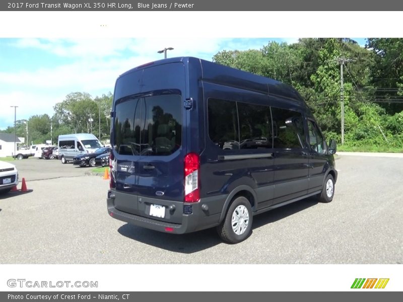 Blue Jeans / Pewter 2017 Ford Transit Wagon XL 350 HR Long