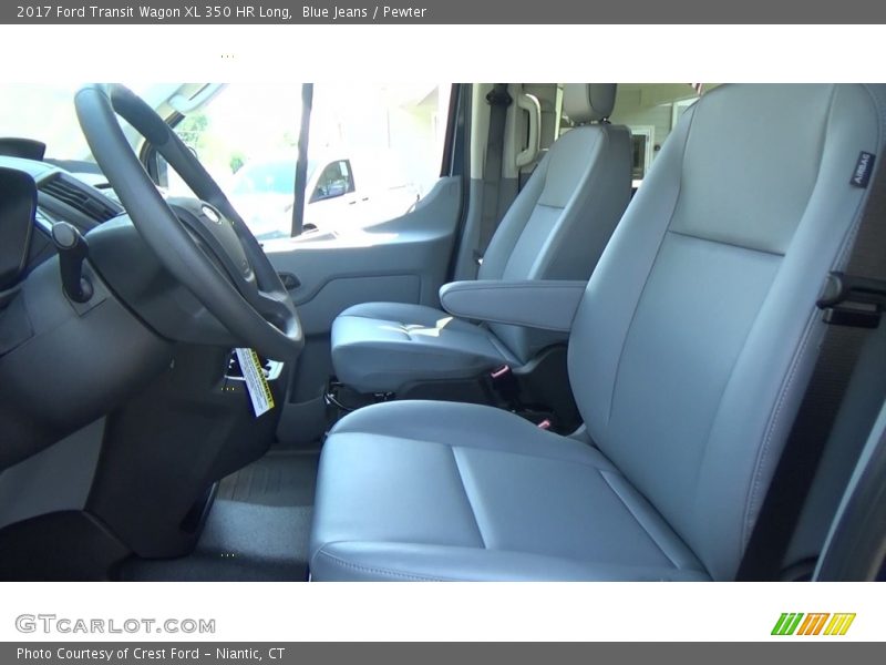 Blue Jeans / Pewter 2017 Ford Transit Wagon XL 350 HR Long