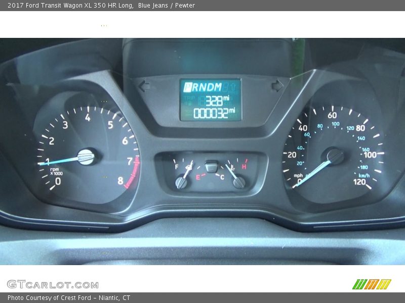 Blue Jeans / Pewter 2017 Ford Transit Wagon XL 350 HR Long