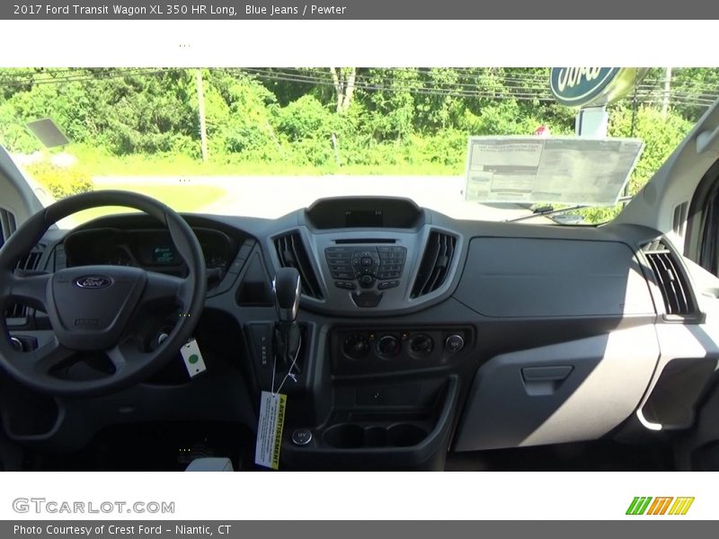 Blue Jeans / Pewter 2017 Ford Transit Wagon XL 350 HR Long