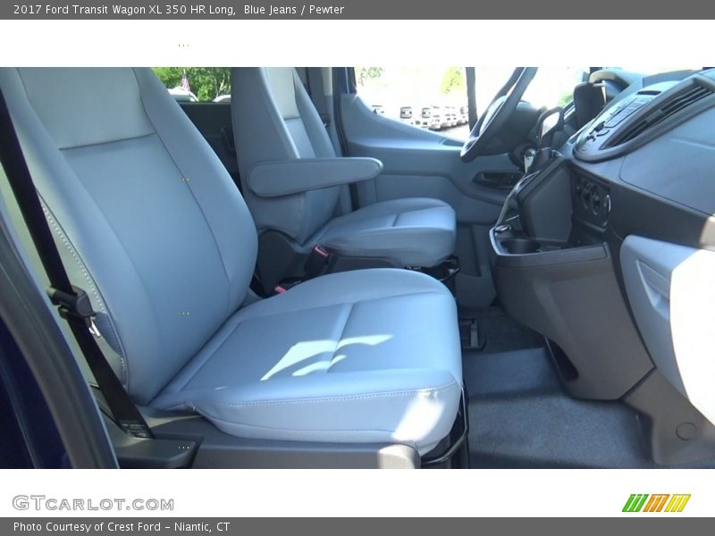 Blue Jeans / Pewter 2017 Ford Transit Wagon XL 350 HR Long