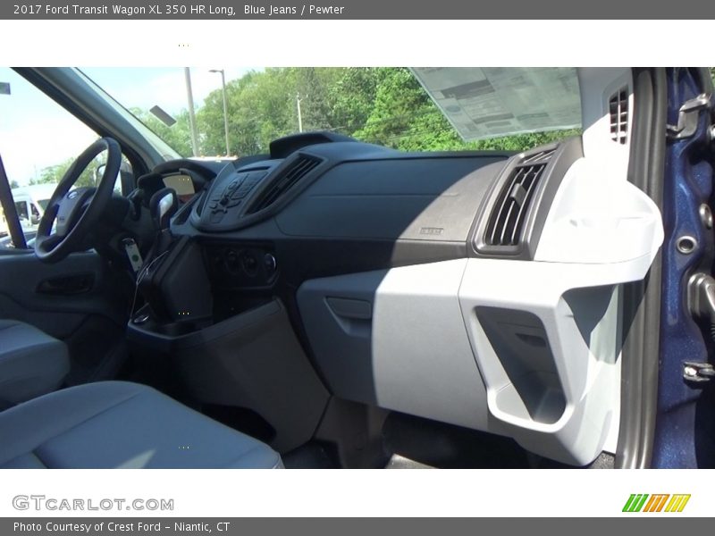 Blue Jeans / Pewter 2017 Ford Transit Wagon XL 350 HR Long