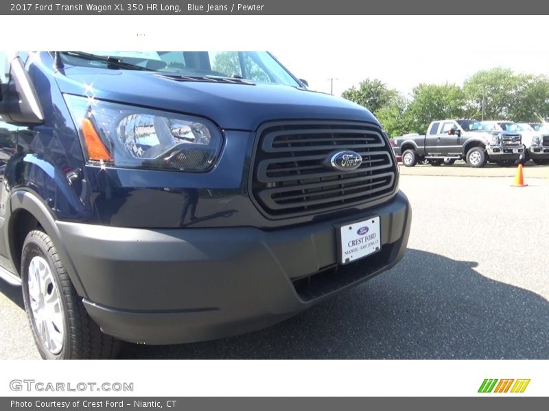 Blue Jeans / Pewter 2017 Ford Transit Wagon XL 350 HR Long