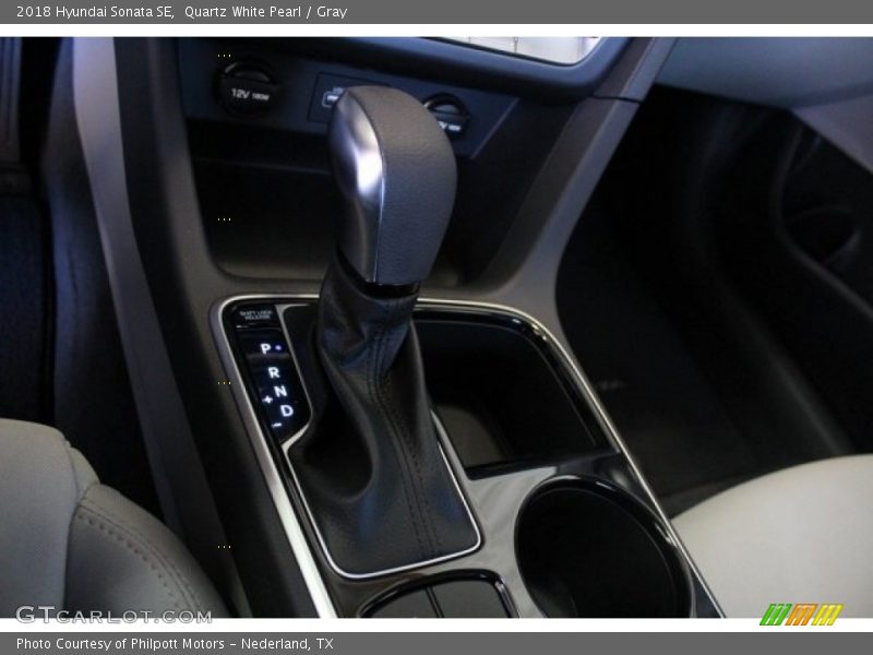 Quartz White Pearl / Gray 2018 Hyundai Sonata SE