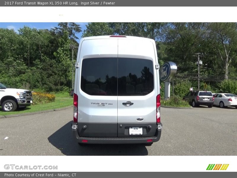Ingot Silver / Pewter 2017 Ford Transit Wagon XL 350 HR Long