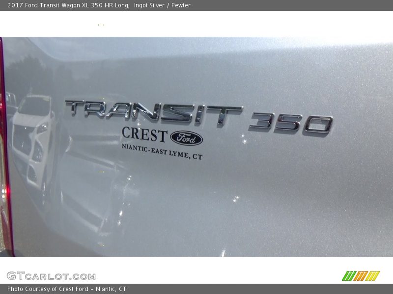 Ingot Silver / Pewter 2017 Ford Transit Wagon XL 350 HR Long