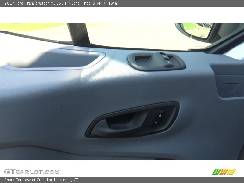 Ingot Silver / Pewter 2017 Ford Transit Wagon XL 350 HR Long