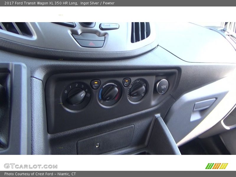 Ingot Silver / Pewter 2017 Ford Transit Wagon XL 350 HR Long