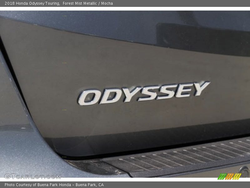 Forest Mist Metallic / Mocha 2018 Honda Odyssey Touring
