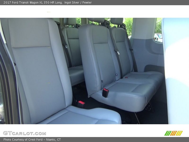 Ingot Silver / Pewter 2017 Ford Transit Wagon XL 350 HR Long